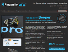 Tablet Screenshot of epinganillopro.com